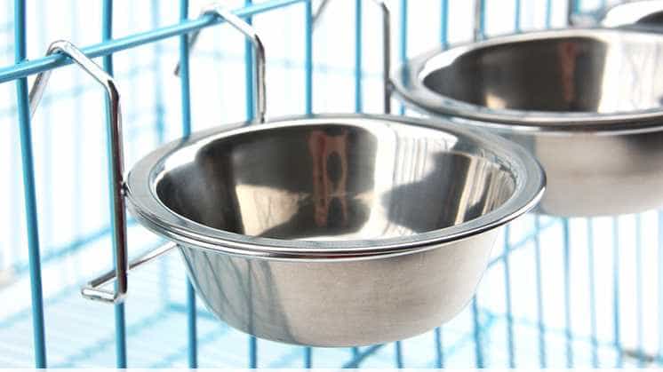 Bát Inox Gắn Chuồng