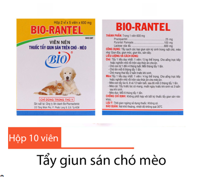 Sổ Giun Chó Mèo Bio