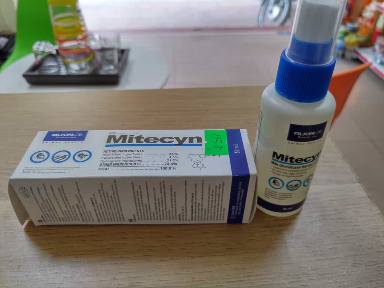Hộp thuốc trị ghẻ chó Mitecyncyn