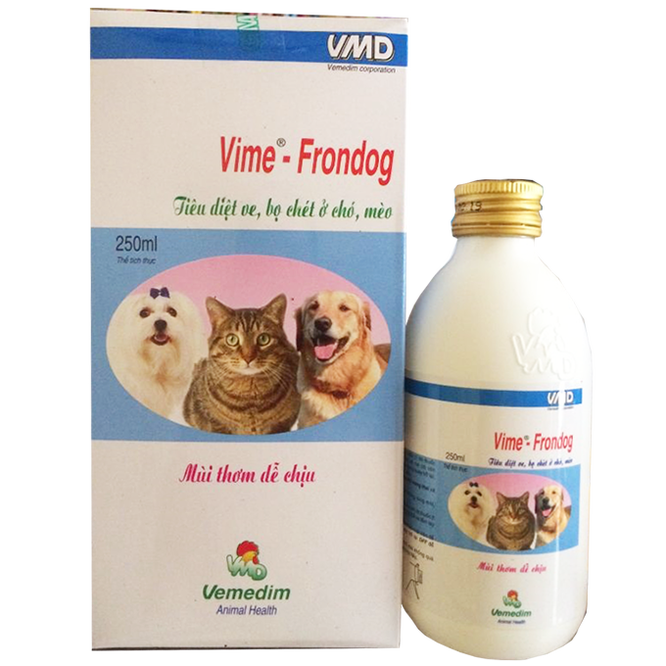 Một chai thuốc Frondog